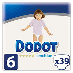 Dodot Sensitive - Pañales Talla 6, 39 Pañales, 13 kg+ precio