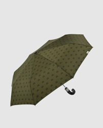 Brava Fabrics - Paraguas Plegable Brava Automático En Kaki Estampado Con Sistema Antiviento. características