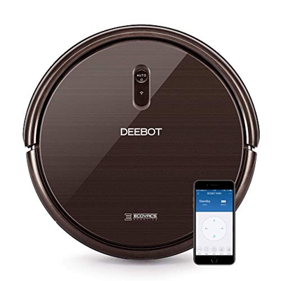 Ecovacs Deebot N79S - Robot Aspirador navegación aleatoria, control por App y Alexa, Wifi, 4 modos de limpieza, 2 niveles de succión, suelos duros y a