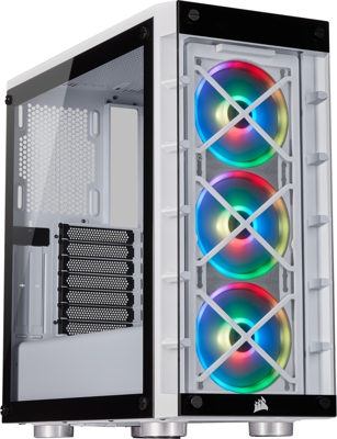 Corsair Crystal 465X RGB Cristal Templado / Blanco - Caja/Torre