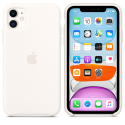 Funda de silicona Apple Blanco para iPhone 11 en oferta