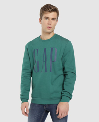 GAP - Sudadera De Hombre Verde Con Cuello Redondo, precio y características  - Shoptize