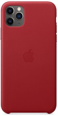 Apple - Funda (PRODUCT)RED Leather Case Para IPhone 11 Pro Max