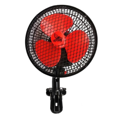 Ventilador / Circulador de aire oscilante con clip pinza - 15cm / 20W (Cyclone)
