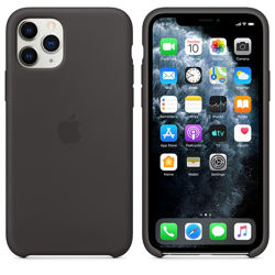Apple - Funda Negra Silicone Case Para IPhone 11 Pro características