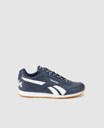 Reebok - Zapatillas Deportivas De Niño En Azul Con Cordones Y Velcro en oferta