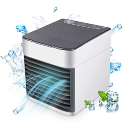 Ver Aire Acondicionado Móvil, 3 en 1 USB Mini Ventilador Humidificador Purificador con 7 Colores Luces LED, con 3 Velocidades de Viento para Casa/Oficina y sus características Aire Acondicionado Móvil, 3 en 1 USB Mini Ventilador Humidificador Purificador con 7 Colores Luces LED, con 3 Velocidades de Viento para Casa/Oficina características