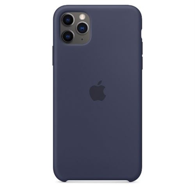 Funda de silicona Apple Azul noche para iPhone 11 Pro Max