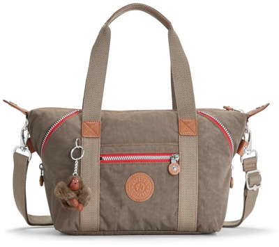 Kipling - Bolso De Hombro Art Mini De Textil Beige