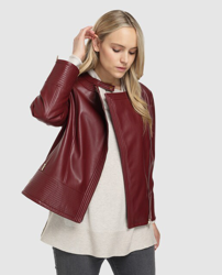 Compra Couchel - Cazadora Básica De Mujer Talla Grande Con Cierre Perfecto  al mejor precio - Shoptize