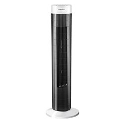 Aigostar 33JTS - Ventilador de torre oscilante, temporizador programable, 3 velocidades, motor de 45 W, oscilación de 85º y altura de 76 cm. Color bla características