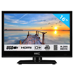 HKC 16M4: Televisor LED de 39,6 cm (16 Pulgadas) (HD-Ready, Triple Tuner, Ci+, Reproductor de Medios a través de USB 2.0, Cargador de Auto de 12 V) características