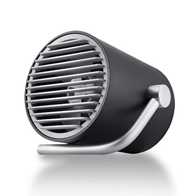 Fancii Ventilador USB Pequeño de Mesa para Personal Portátil de Escritorio con Aspas Gemelas Turbo, Tecnología Silenciosa de Circulación del Aire Cicl