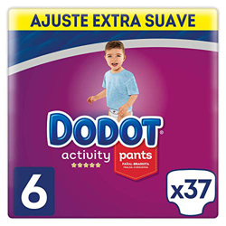 Dodot Activity - Pants Pañal-Braguita Talla 6, Fácil de Cambiar con Canales de Aire, 37 Pañales, 15+ kg precio