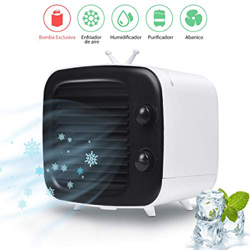 Enfriador de Aire, Estilo de Mini TV Aire Acondicionado, Tanque de Agua Independiente Sin Fugas de Agua, Perilla de Viento Adjustable Nuevo Filtro de  en oferta