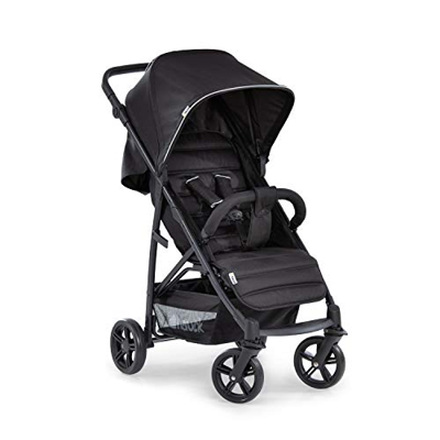 Hauck Rapid 4 - Sillita compacta y deportiva, de 0 meses a 25 kg, manillar ajustable en altura, respaldo reclinable, compatible con capazo blando Hauc