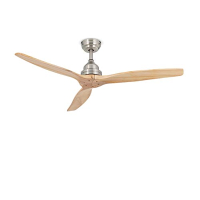 Ventilador de Techo Ultrasilencioso Ikohs Windwood Níquel, Madera 1