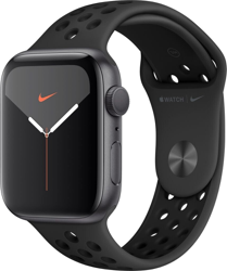 Apple - Watch Nike Series 5 GPS, 40mm Caja De Aluminio En Plata - Correa Nike Sport Platino Puro/negra en oferta