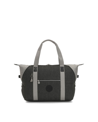 Kipling - Bolso De Hombro Mediano Transformable En Gris Oscuro