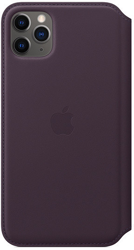 Apple - Funda Berenjena Leather Folio Para IPhone 11 Pro Max características