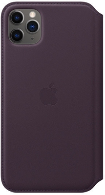 Apple - Funda Berenjena Leather Folio Para IPhone 11 Pro Max