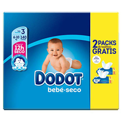 Dodot - Pañales para bebé, talla 3, 140 pañales en oferta
