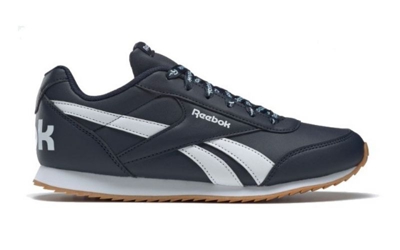 Reebok - Zapatillas Deportivas De Niño En Azul Con Cordones Y Velcro