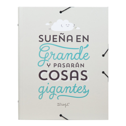Ver Mr. Wonderful - Carpeta Con Separadores : Sueña En Grande Y Pasarán Cosas Gigantes y sus características Mr. Wonderful - Carpeta Con Separadores : Sueña En Grande Y Pasarán Cosas Gigantes precio