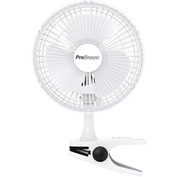 Pro Breeze Mini Ventilador de Sopremesa con Clip I Pequeño Ventilador Eléctrico con Funcionamiento Ultra silencioso y 2 Configuraciones de Velocidad I en oferta