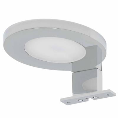 Lámpara de baño LED Cursa, 10 cm, cromada