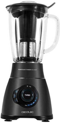 Batidora de vaso Cecotec 1800 W, Power Black Titanium 1800, Filtro para licuados y Jarra Termorresistente. precio
