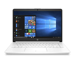HP 14-cf0008ns - Ordenador portátil de 14" HD (Intel Core i3-7020U, 8GB RAM, 128GB SSD, Intel Graphics, Windows 10) color blanco - teclado QWERTY Espa en oferta