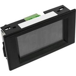 Visor LCD BeMatik de 3 dígitos y con voltímetro 80-500V para panel negro en oferta