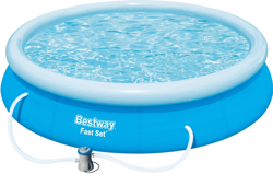 Fast Set 57274 piscina sobre suelo Piscina hinchable Círculo 5377 L Azul en oferta