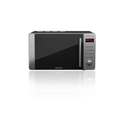 Microondas Cecotec ProClean 5110. Revestimiento Ready2Clean, Grill 800 W, 20 L. Diseño elegante con frontal y tirador inox en oferta