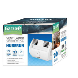 Garza Nuberun - Ventilador de sobremesa 130W, 2 velocidades y oscilante precio