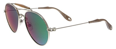 Nuevo Givenchy Gv7012/S 010z9 Plata Verde Auténtico Gafas de Sol 56-17-145 MM