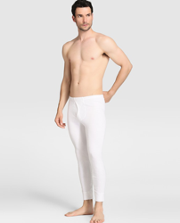 Damart - Calzoncillo Largo De Hombre Blanco precio