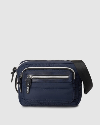 Pepe Moll - Bandolera Acolchada De Mujer En Azul Con Bolsillos Exteriores