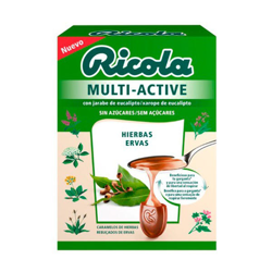 Caramelos Ricola Multi-Active Hierbas Sin Azúcar 51Gr en oferta