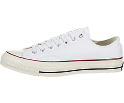 Converse Taylor Chuck 70 Ox, Zapatillas Unisex Adulto, (White/Garnet/Egret 102), 45 EU en oferta