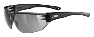 Uvex SP 204 Sunglasses Glasses Smoke Lens Black Grey Frame