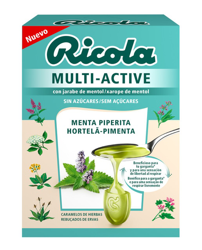 Caramelos Ricola Multi-Active Menta Piperita Sin Azúcar 51Gr en oferta