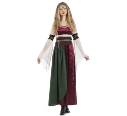 Disfraz de Dama Medieval Xana para mujer en oferta