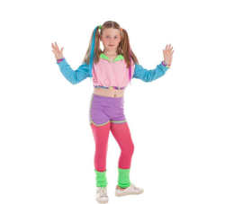 Disfraz de Deportista Años 80 para niña precio