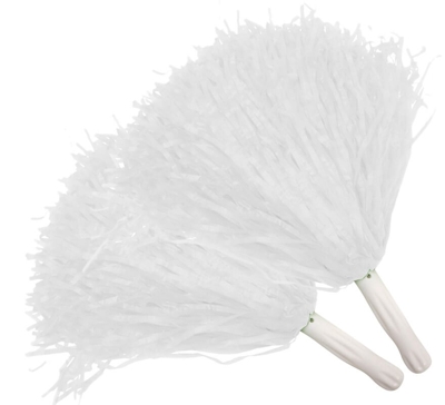 Pompón blanco 2 unidades