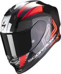 Scorpion EXO R1 Air Halley Casco Negro Rojo XS en oferta