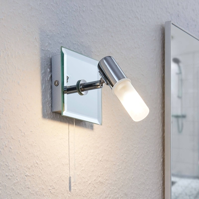 Lámpara de pared Zela, lámpara de baño interruptor