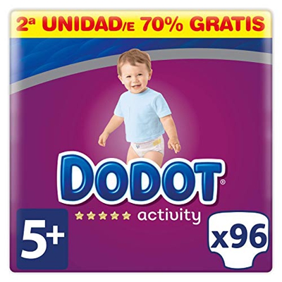 Pañales Dodot Activity T5+ de 12 a 17Kg 96Uds