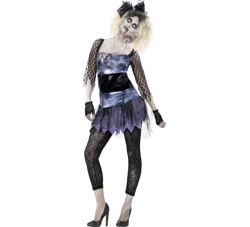 Disfraz de Rockera Zombie de los 80 para mujer, precio y características -  Shoptize